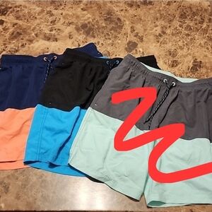 🚨Bundle🚨 2 Pairs Of George Swim Shorts Men's Size 32-34